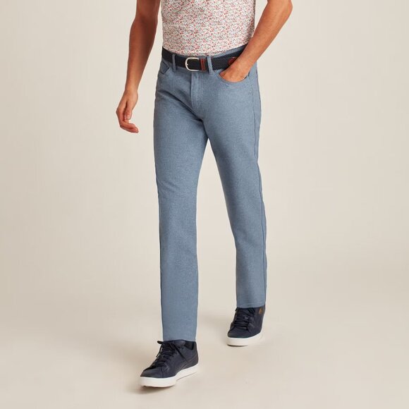 Bonobos Performance Link Golf Pants MENS 33x32 5-Pocket Blue Slim Fit - Picture 1 of 7